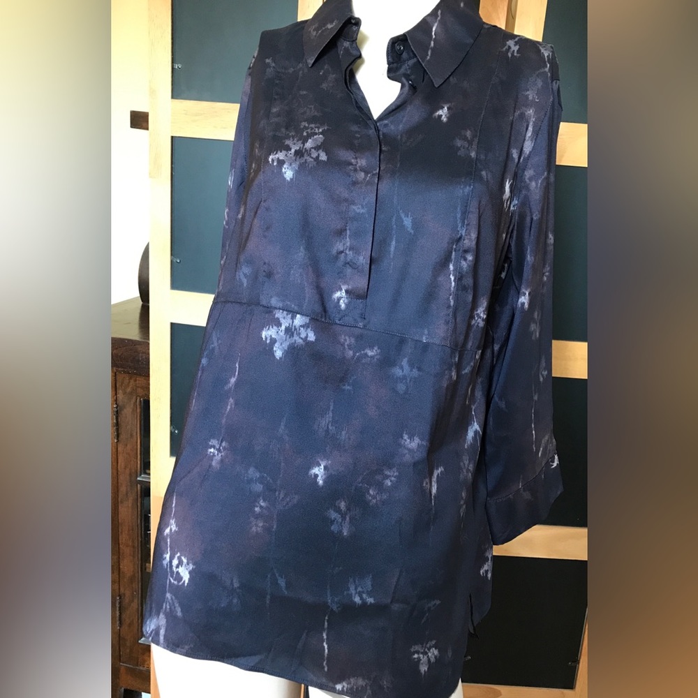 Simply Vera Vera Wang Kimono Split Slit Back Tunic